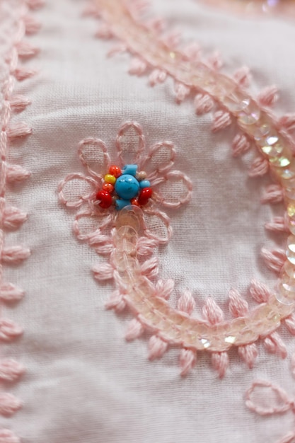 Broderie detaliu floral